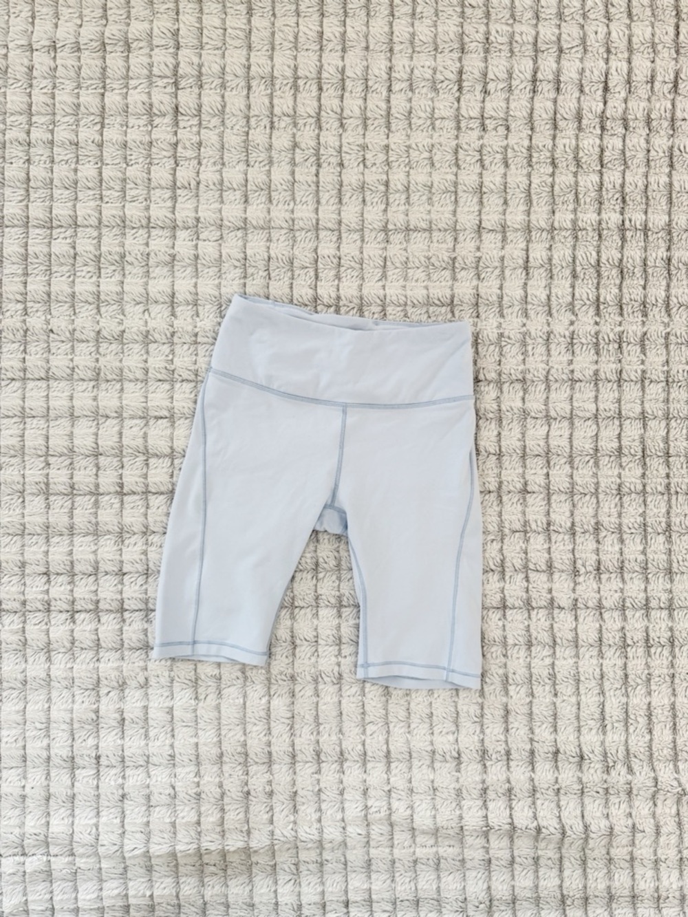 CALIA by Carrie Underwood Light Blue High-Waist Bike Shorts - Picture 2 of 3